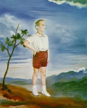 Retrato de un niño Surrealismo Pinturas al óleo